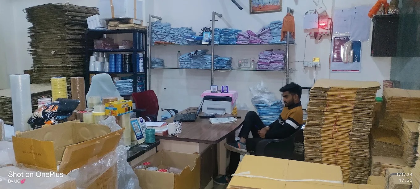 Packaging Materials Displayed at Gayatri Packaging, Vaishali Nagar Jaipur